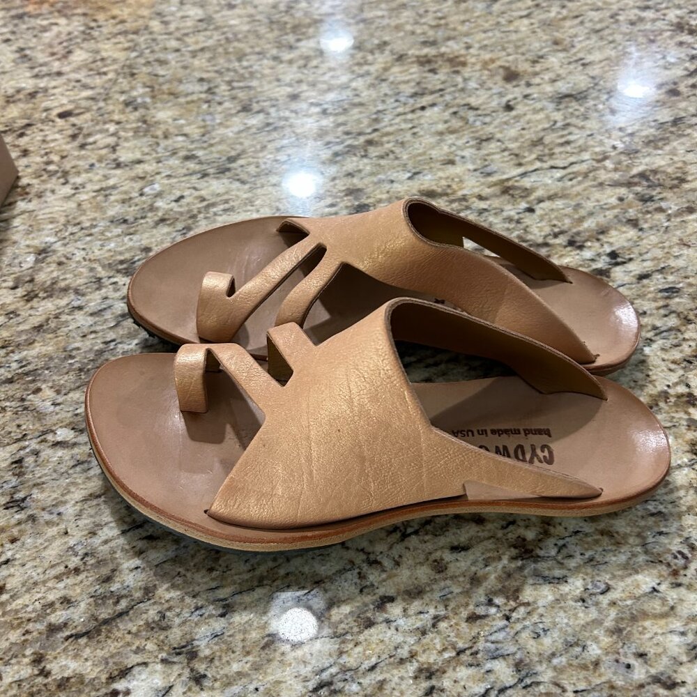 CYDWOQ Feline Womens Sandal, gold, 37.5 - Picture 7 of 8